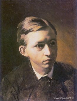 Porträtt av målaren Nikolai Kasatkin