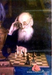 Porträtt av schackspelare A. D. Petrova