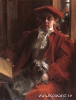 Emma och Mouche, hunden