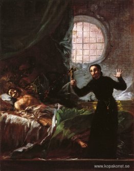 St Francis Borgia hjälper en döende obotfärdig