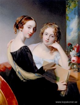 Porträtt av McEuen Sisters (även känd som Misses Mary och Emily