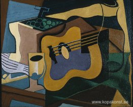 Stilleben med gitarr
