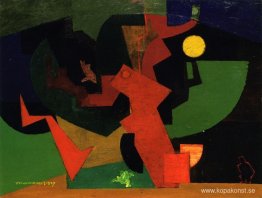 Nuit II (komposition med groda)