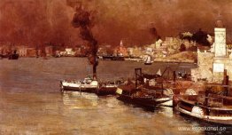 En höstmorgon, Milson's Point, Sydney