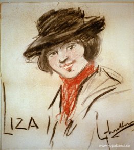Teckning av Eliza Doolittle, en karaktär från George Bernard Sha