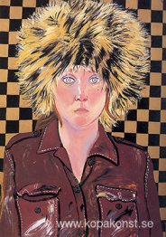 Självporträtt i pälsmössa