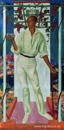 Porträtt av den mexikanska konstnären Roberto Montenegro