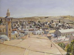Jerusalem, tittar på berget Scopus