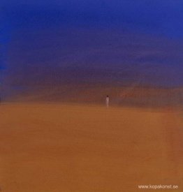 Figur på stranden