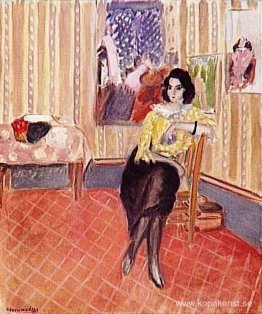 Porträtt av hans dotter Margaret