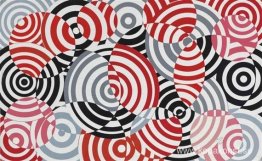 Interférences en rouge et gris (nr 640)