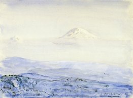 Adams och St. Helens, tidig morgon