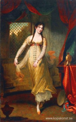 Porträtt av Mademoiselle Hilligsberg