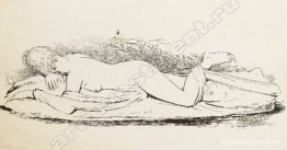 Studera till illustration för 'Mademoiselle de Maupin', av Théop