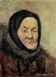 Porträtt av gammal kvinna