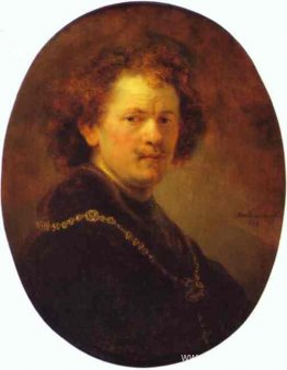 Självporträtt Barhuvad