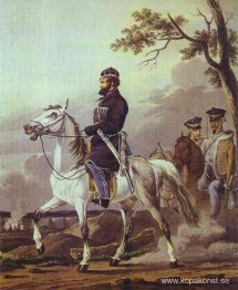 Porträtt av Denis Davydov