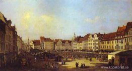 Det gamla marknadstorget i Dresden