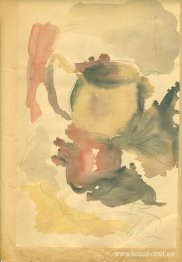 Stilleben med granatäpple