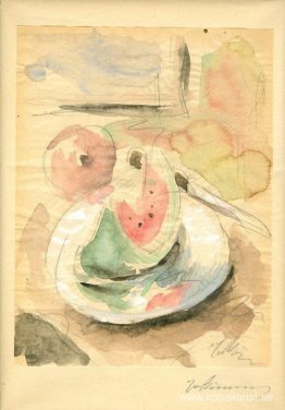 Stilleben med vattenmelon