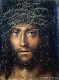 Kristi huvud krönt med törnar