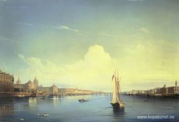 St Petersburg vid solnedgången