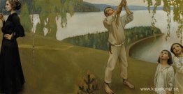 Vår, studie för Jusélius Mausoleums fresker