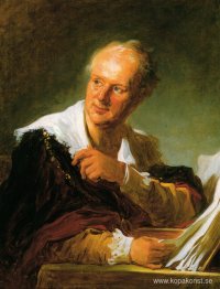 Porträtt av Denis Diderot
