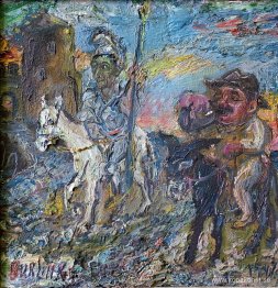 Don Quijote och Sancho Panza