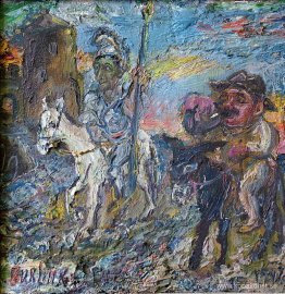 Don Quijote och Sancho Panza