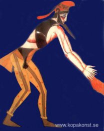 Kostymdesign för pjäsen "Famira Kifared"