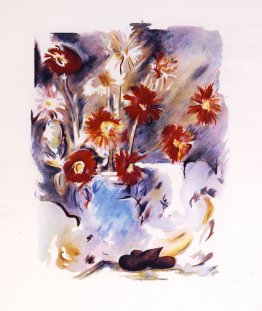 Trikromatisk blomma