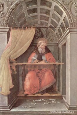 St Augustine i sin cell