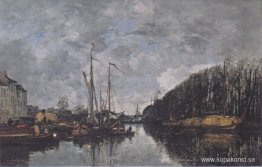 Kanal på Allèe Verte i Bryssel