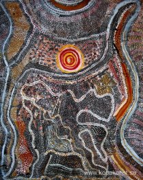 Vattendrömmar med regn och blixtar