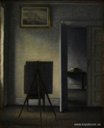 Interiör med Konstnärens staffli