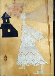 Skissen till filmen "Colour of Pomegranate". "Konventuell"