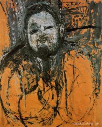 Porträtt av Diego Rivera