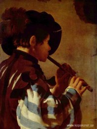 Pojke som spelar en Fife