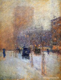 Sen eftermiddag, New York, vinter