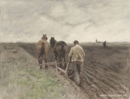 Plöjande bonde