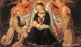 Madonna och barn med St. Franciskus och donatorn Fra Jacopo da M