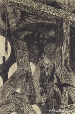 The Hanged Man at the Bell Illustration för Legenden om Thyl Ule