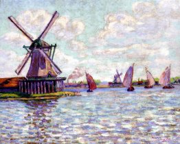 Väderkvarnar i Holland