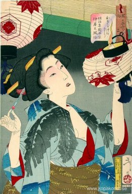 Ser kapabel ut - Utseendet av en Kyoto-servitris i Meiji-eran
