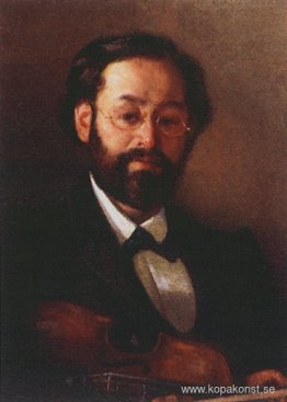 Porträtt av spelman V. G. Walter