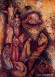 Figurer på mörk mark