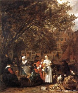 Grönsaksmarknad i Amsterdam