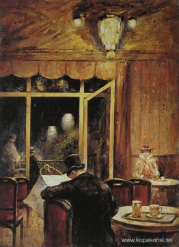 Kväll på Café Bauer