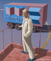 Studie för Porträtt av David Malouf